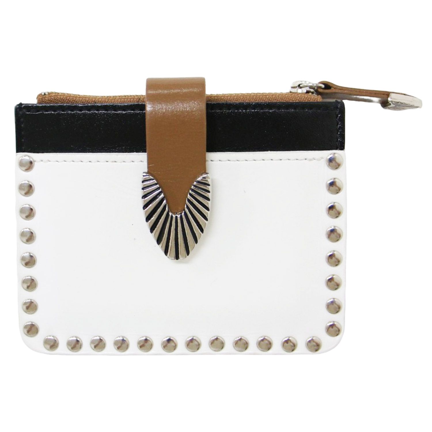 Toga トーガ スタッズ ウォレット 財布 ホワイト 新品 TOGA 財布 「TOGA TOO/トーガトゥ」Leather wallet studs small
