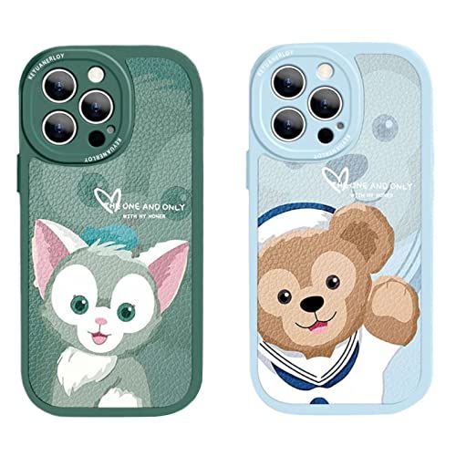 ダッフィー iPhone 15 Pro 用 ケース ダッフィー ダッフィー＆フレンズ スマホケース シリコン 柔らかい殻 iPhone 15 Pro 用 ケース かわいい 耐衝撃 傷防止 レンズ保護 カバー ダッフィー＆フレンズ