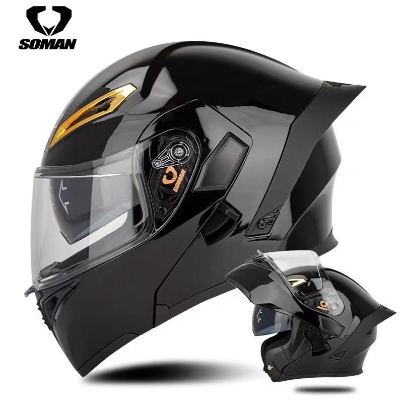 公道使用不可 PREDATOR HELMET フリップアップヘルメット Blade Warrior メガネ対応 海外輸入品 アメリカDOT、ECE安全認証 4色 SOMAN955S システムヘルメット バイク用ヘルメット フリップアップ