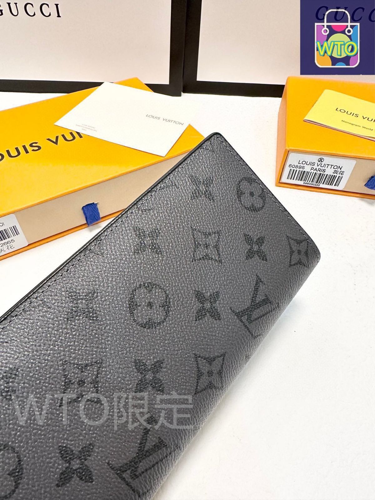 LOUIS VUITTON 折り財布 ダークブラウン　保存袋 Louis Vuitton 二つ折り財布 ダークブラウン/ピンク - メルカリ