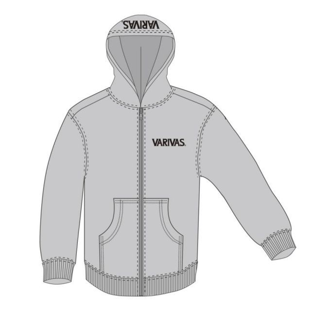 VARIVAS フルジップパーカー VAAW-27 グレー M 【公式通販】