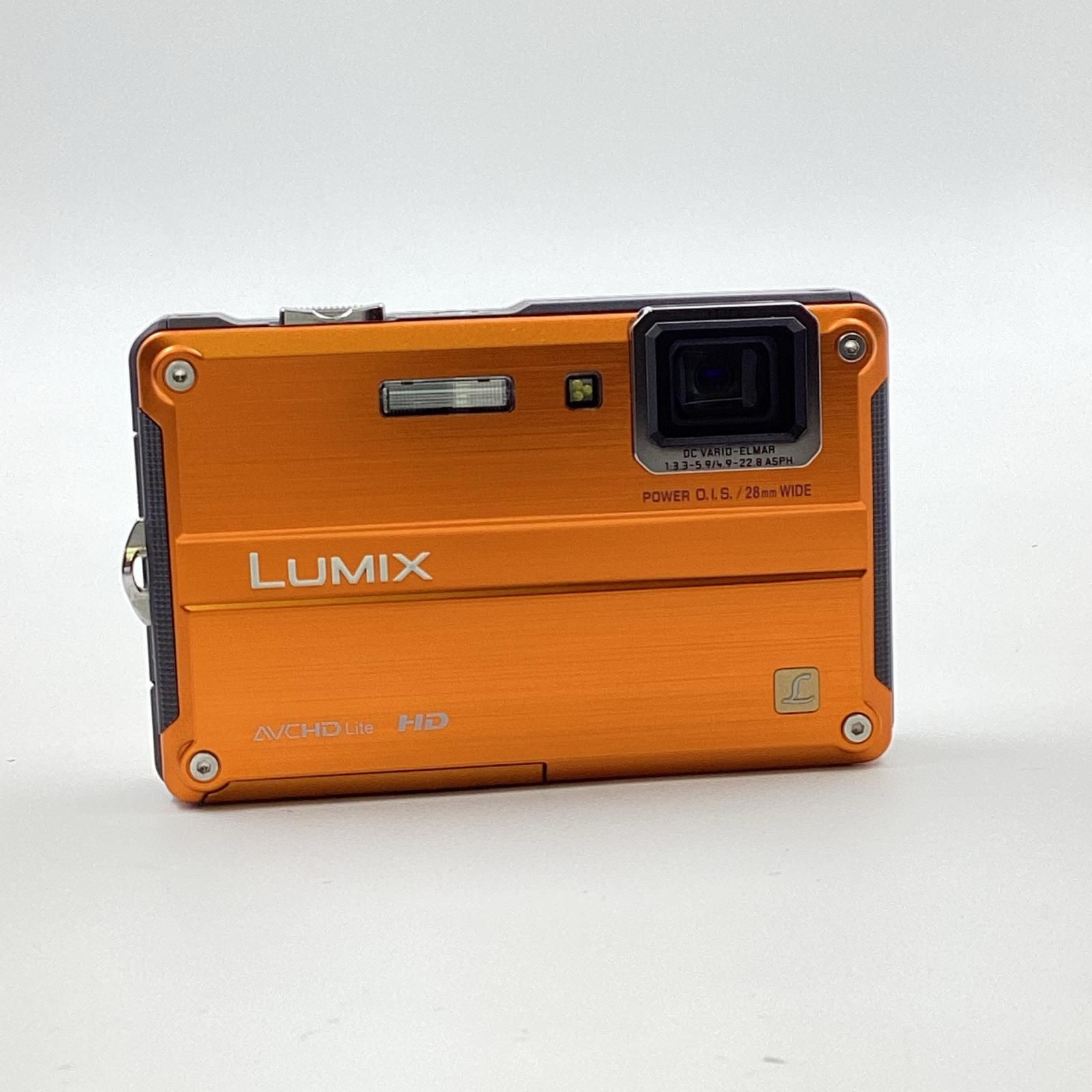 Panasonic コンパクトデジタルカメラ LUMIX DMC-FT2 オレンジ 美品 