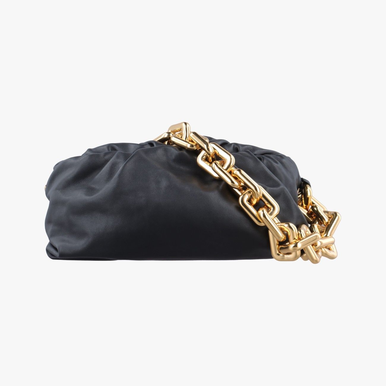 BOTTEGA VENETA■ラムスキン レザー チェーン ポーチA+ ボッテガヴェネタBottega Venetaザ チェーン ポーチブラック