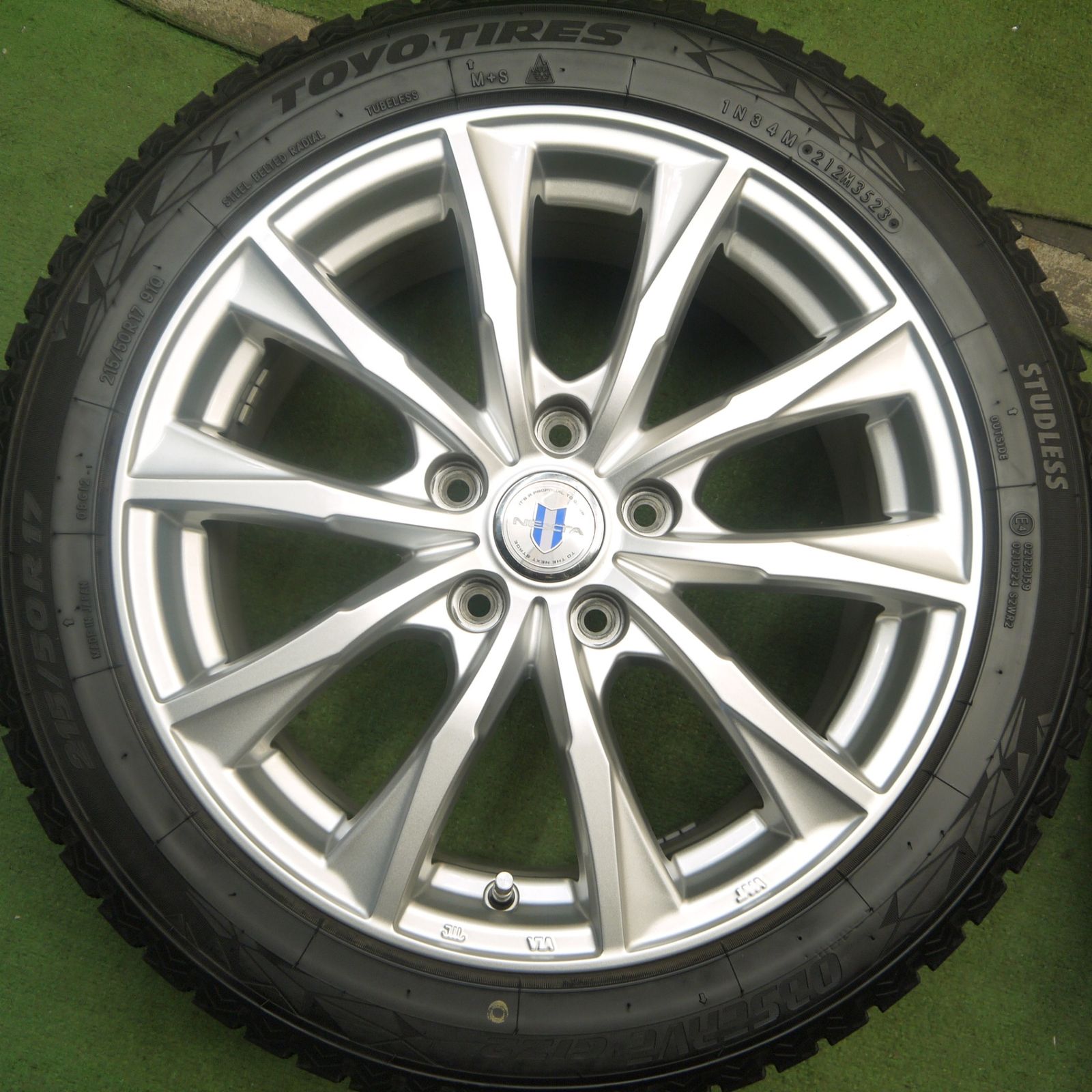 バリ溝！キレイ！9.5分☆215/45R17 プラクティバ SCHNEIDER ATECH 