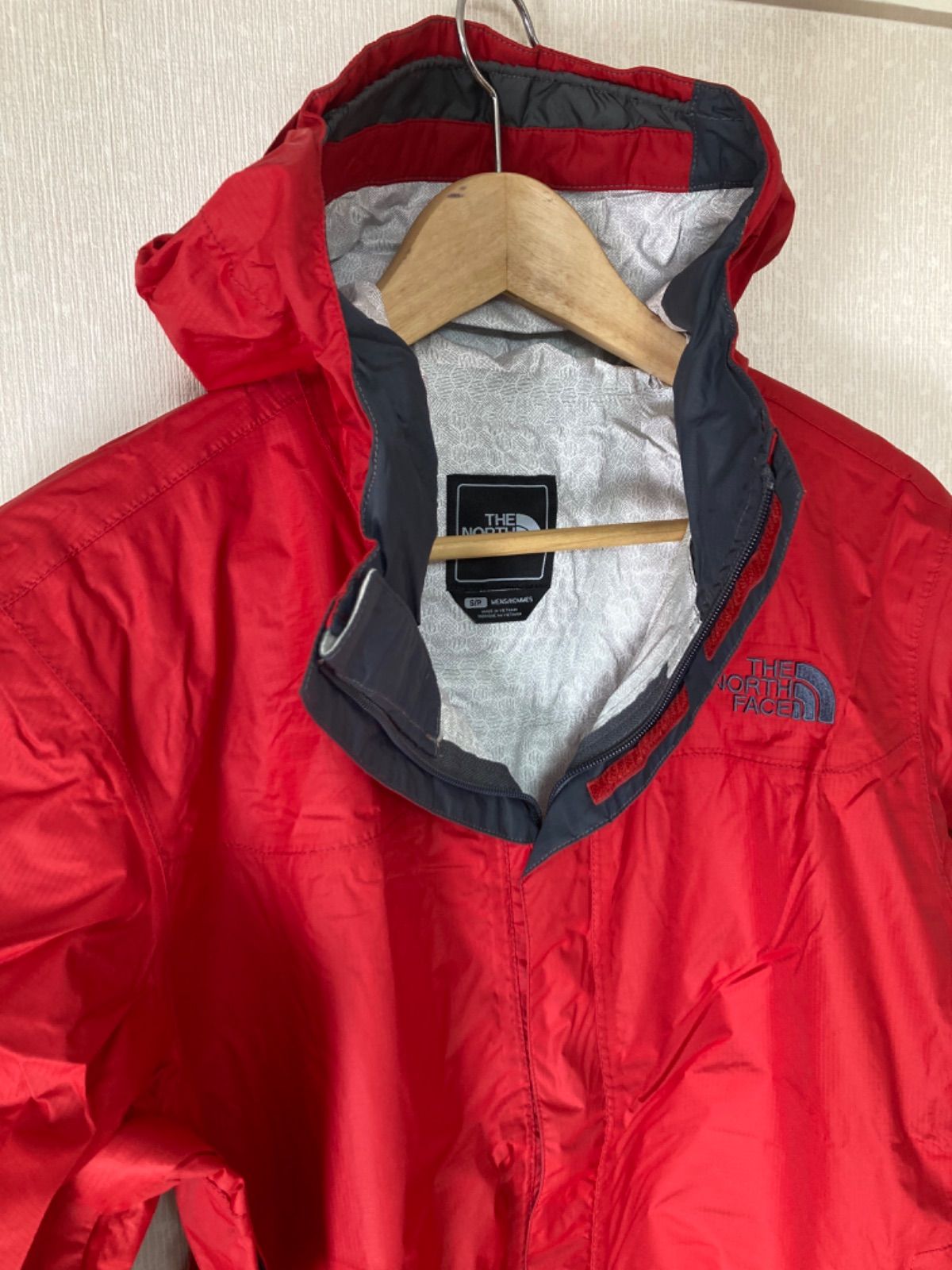 ☆海外限定☆ ノースフェイス マウンテンパーカ 赤 S☆雨☆アウトドア 