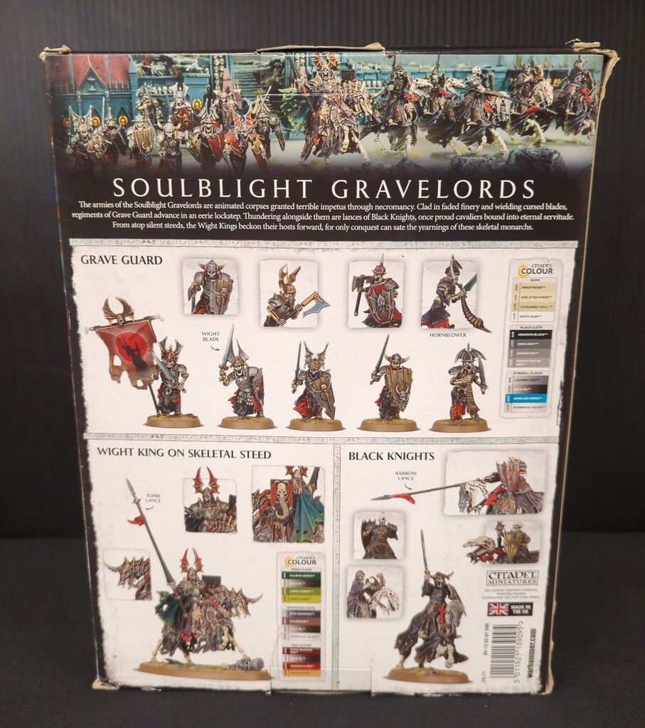GAMESWORKSHOP WARHAMMER AGE OF SIGMAR SOULBLIGHT GRAVELORDS !! Start Collecting! Soulblight Gravelords