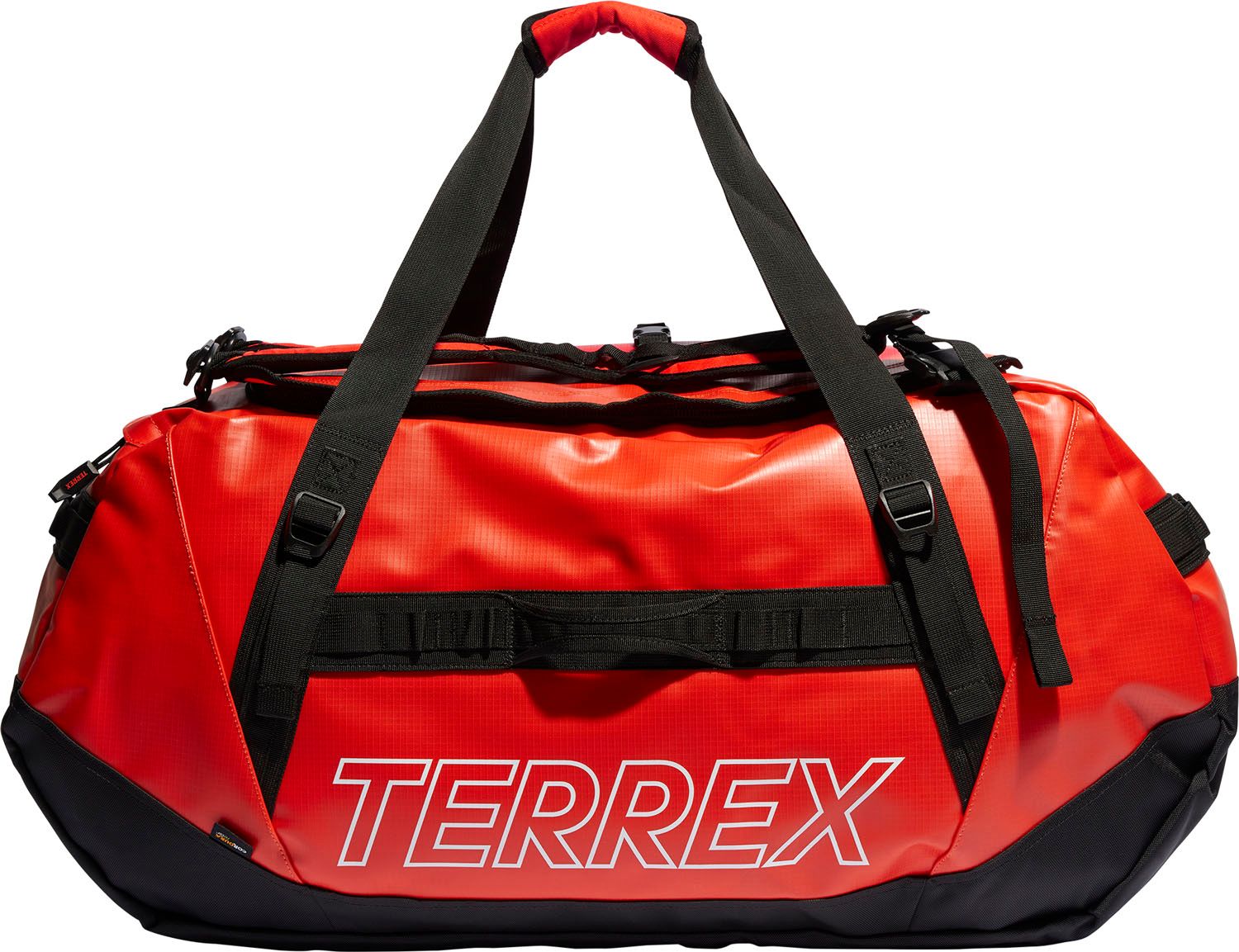 アディダス adidas アウトドア テレックス U TERREX ダッフルバッグ XL メンズ レディース ボストンバッグ ショルダー 3way 大容量 旅行 撥水 部活動 遠征 120L BSR54 IC5654 セミインパクトオレン