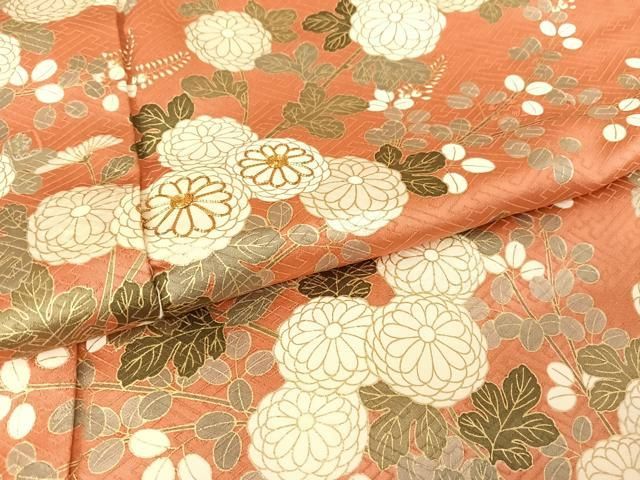 平和屋着物○十日町老舗ブランド 吉澤友禅 吾妻徳穂 訪問着 駒刺繍 枝