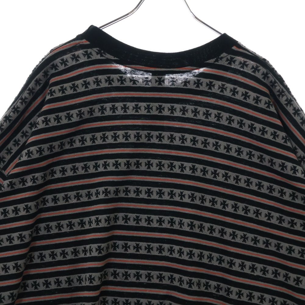 激レア！クロムハーツ×マッティボーイ ワイノットストライプクロスTシャツ CHROME HEARTS (クロムハーツ) ×マッティボーイ ワイノット
