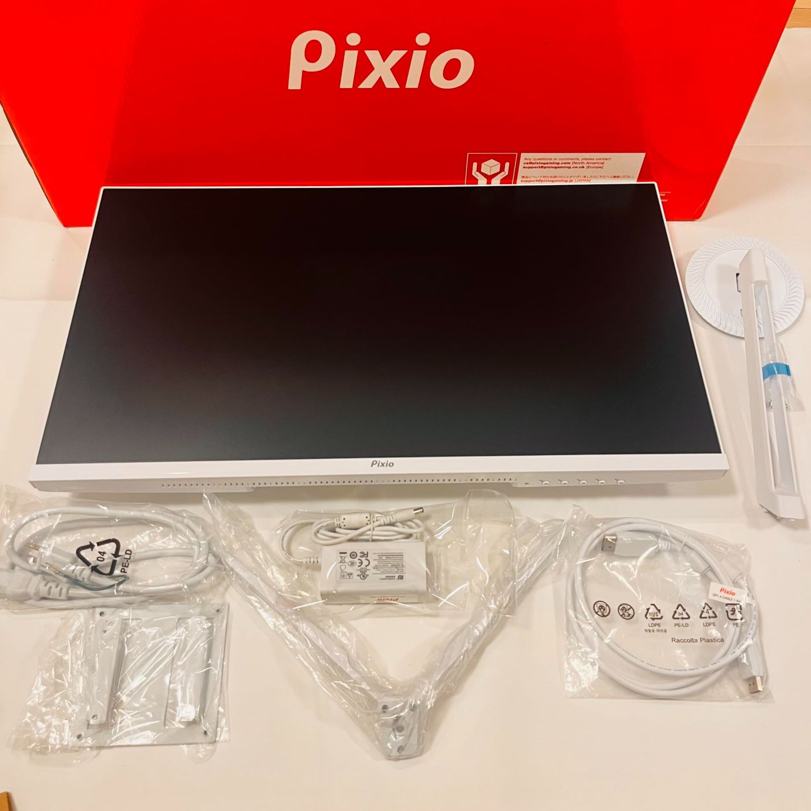 Pixio PX278 WAVE White ゲーミングモニター 27インチ No2459