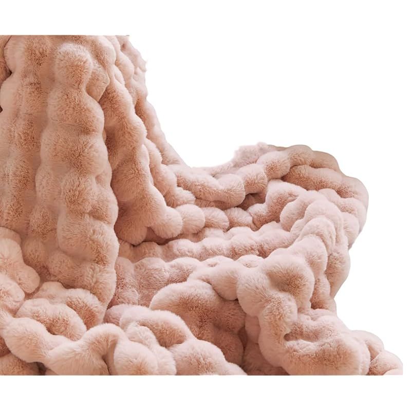 SUKAAGO ふわとろ毛布 シングル 冬用 厚手 ふわとろ 毛布 2枚合わせ もこもこ毛布 あったか ブランケット とろとろ 掛け布団 ふわふわ 布団 100x160cm 柔らかく肌触 暖かい 温 静電気防止 洗える 吸湿速乾 抗菌防臭 ピンク 200*