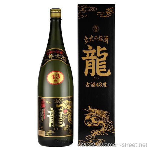 泡盛　龍　1800ml 43度 飲料・酒 泡盛 龍 熟成古酒 43度,1800ml / 金武酒造