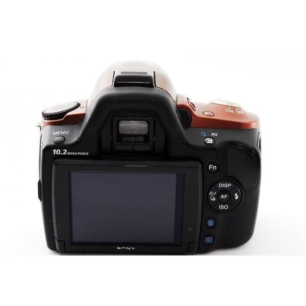 ソニー SONY α330 希少なブラウン 標準＆超望遠ダブルズーム