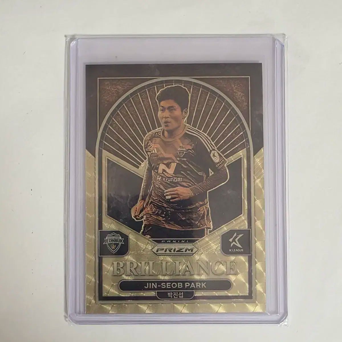 24 Panini パニーニ プリズム Kリーグ パク ジンソプ 輝き 5 ゴールドパワー