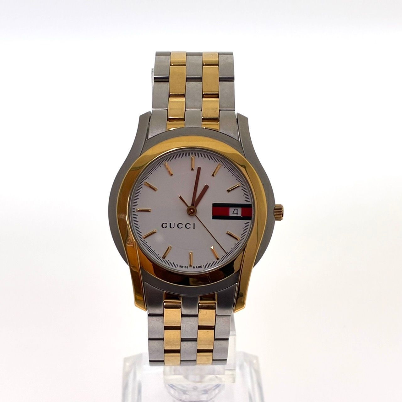GUCCI 腕時計　5500L Gucci 5500L Women's Stainless Steel Quartz Watch – Silver