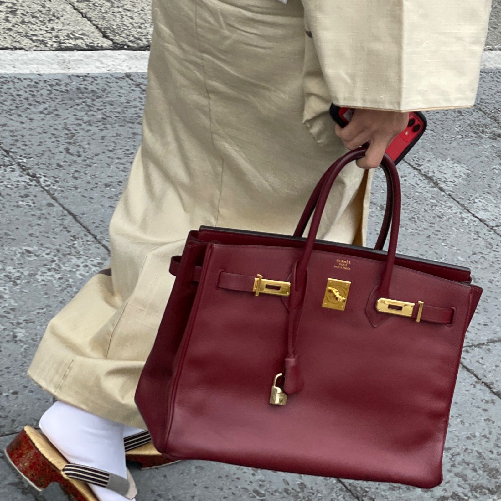 エルメス バーキン35 HERMES BIRKIN 35 クシュベル ルージュ