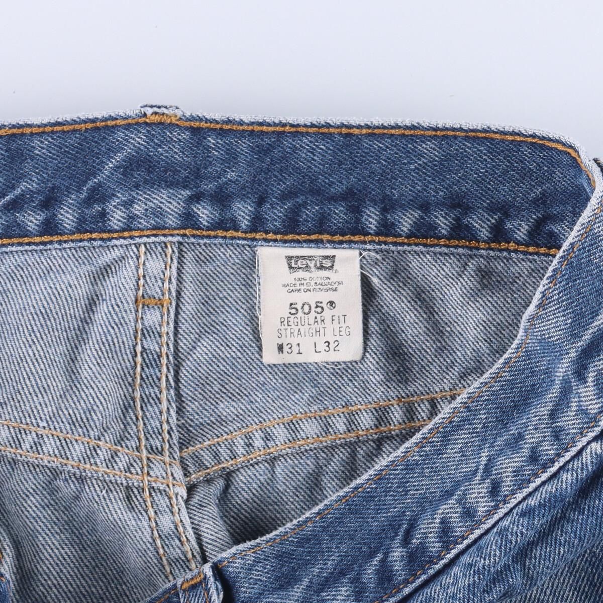 古着 90年代 リーバイス Levi's 505 REGULAR FIT STRAIGHT LEG