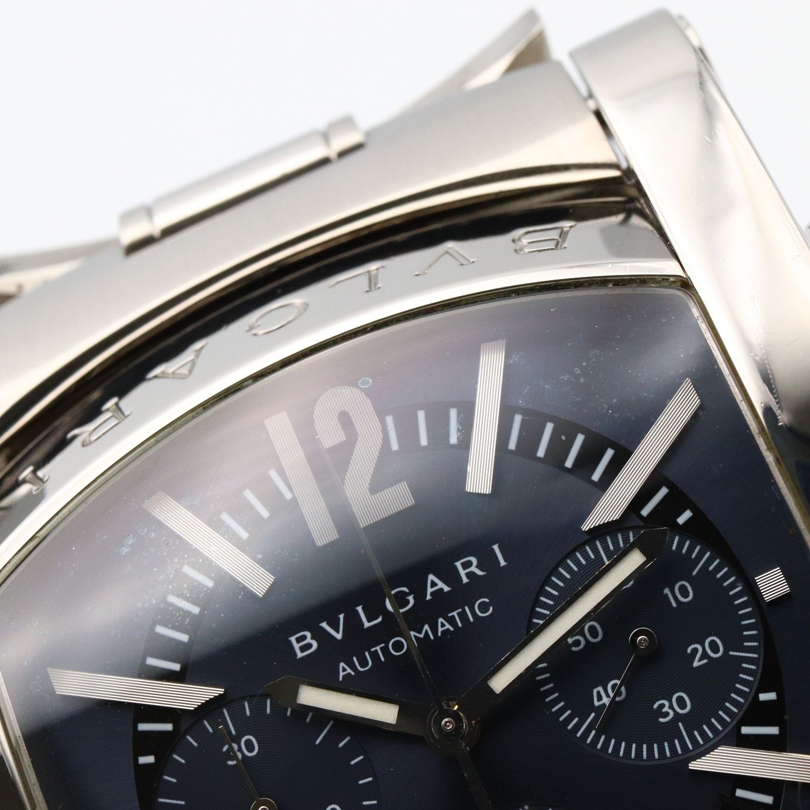 ブルガリ BVLGARI 腕時計 アショーマ クロノ AA48SCH グレー  