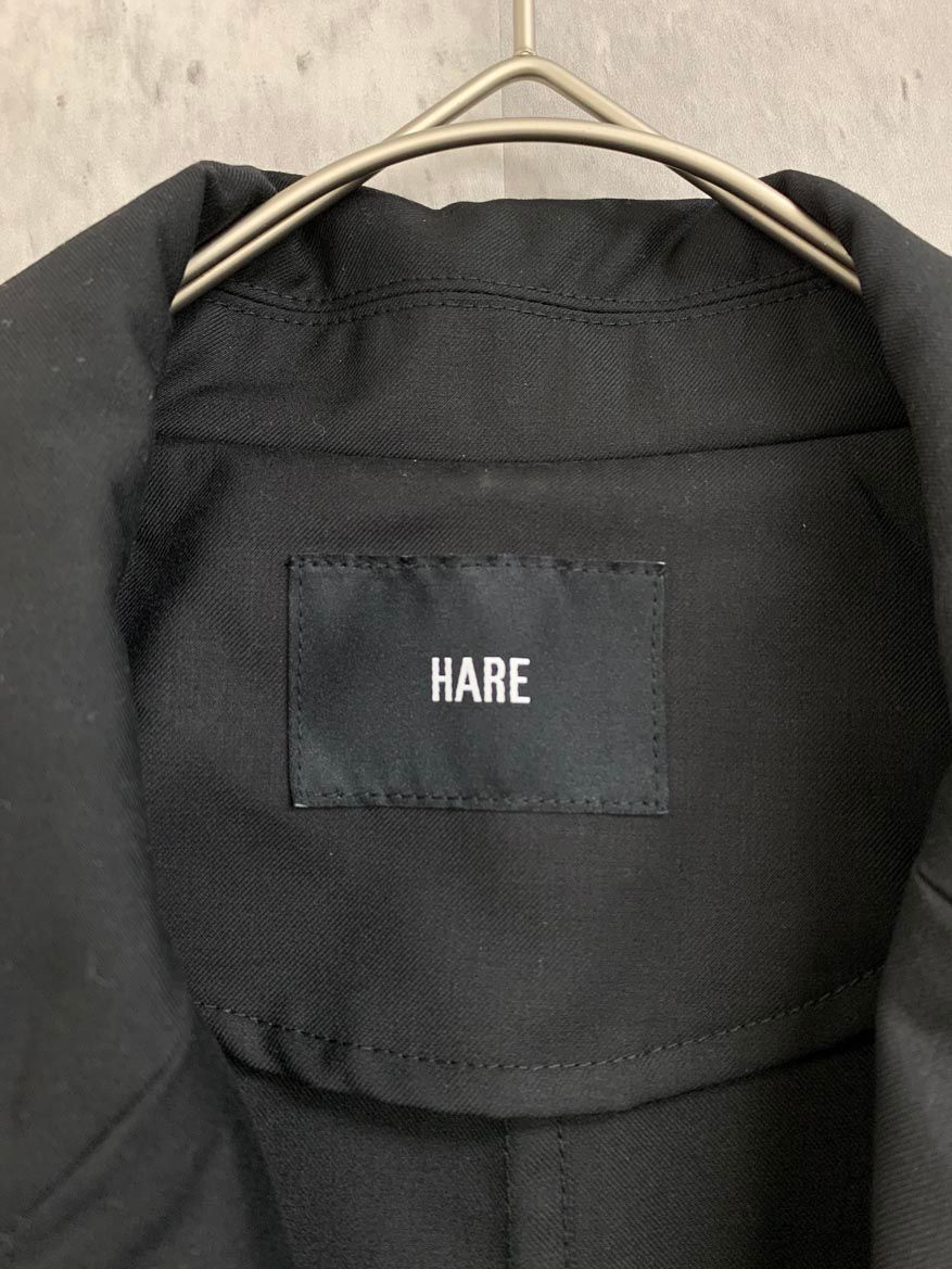 【即完売】希少 HARE ZIPジャンプスーツ つなぎ オールインワン ブラック 即完売】希少 HARE ZIPジャンプスーツ つなぎ オールインワン ブラック