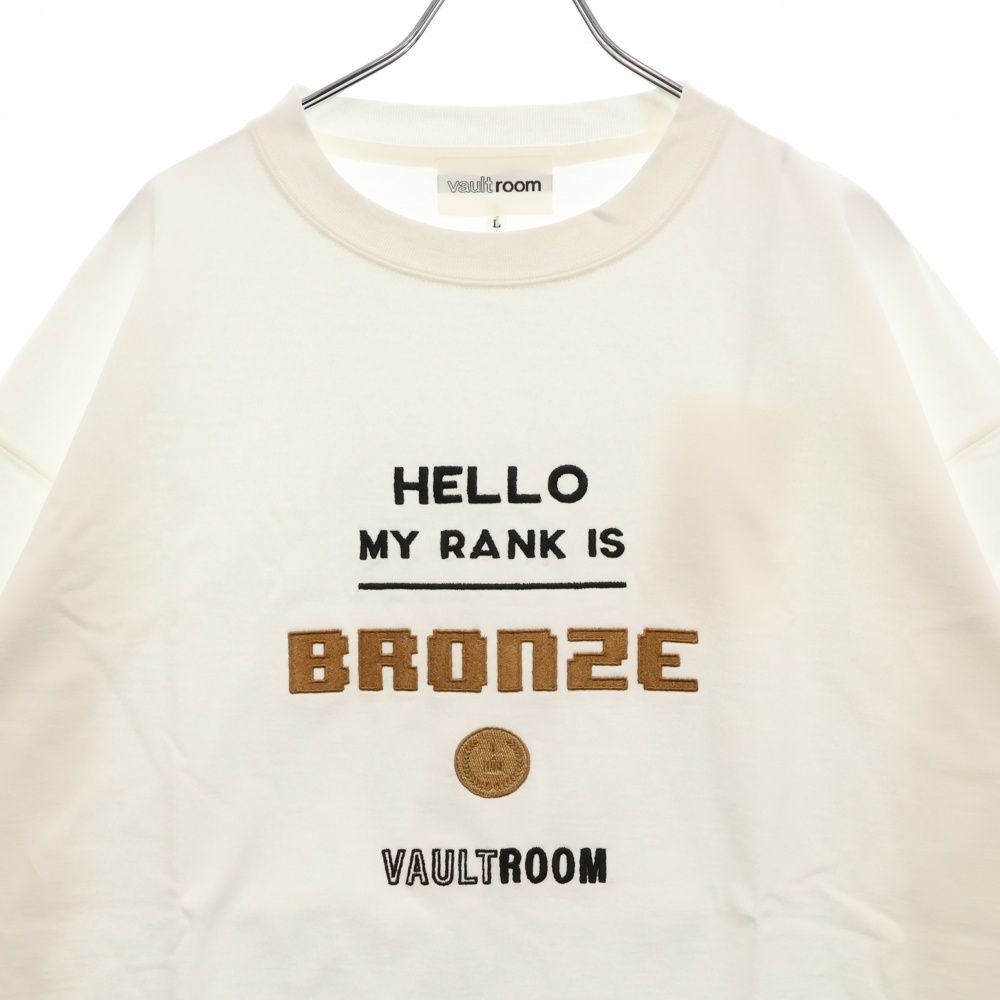 VAULTROOM (ボルトルーム) BRONZE L/S TEE フロント刺繍 長袖T