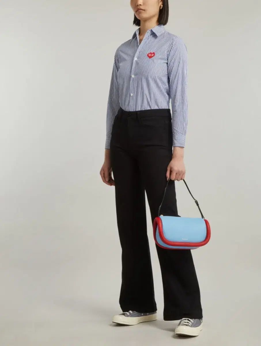 COMME des GARCONS コム デ ギャルソン x 侵略者 ストライプ シャツ