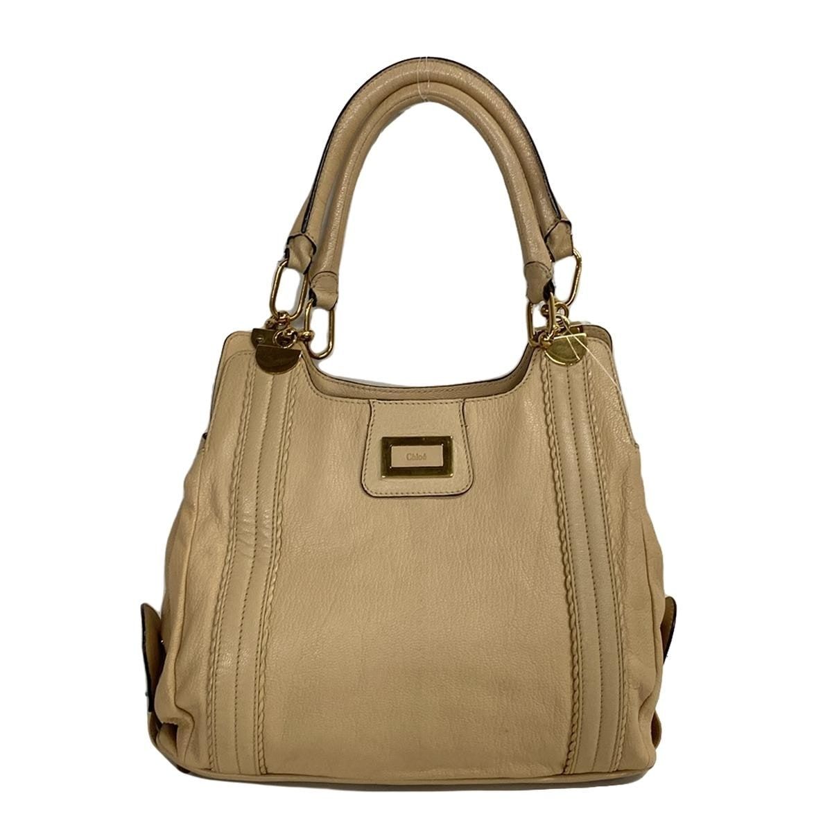 Chloe(クロエ) ショルダーバッグ イレーヌ ベージュ レザー - メルカリ