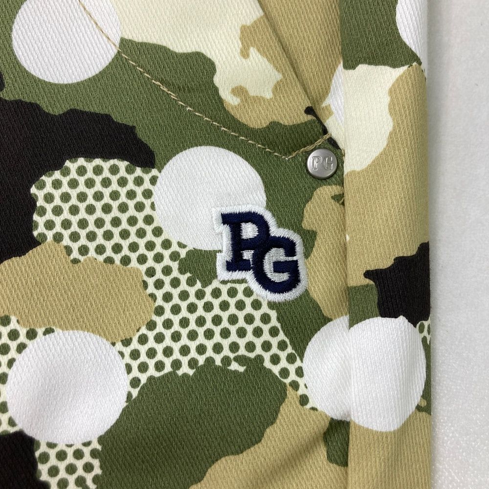 ドット柄 カーキ系