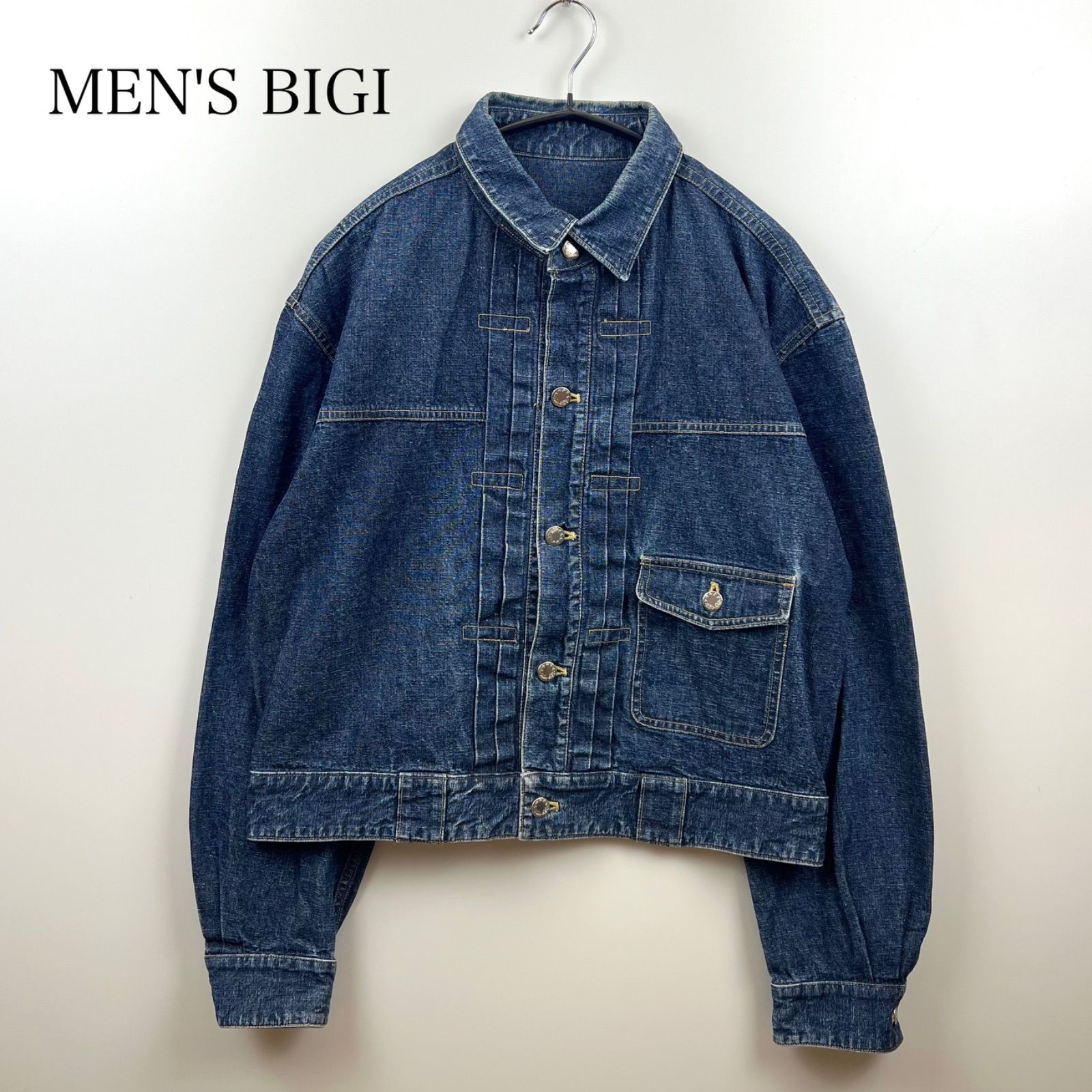 ピロ　BIGI 80年代ジャケット MEN'S BIGI 80s VTG archive 1st denim jacket M メンズビギ