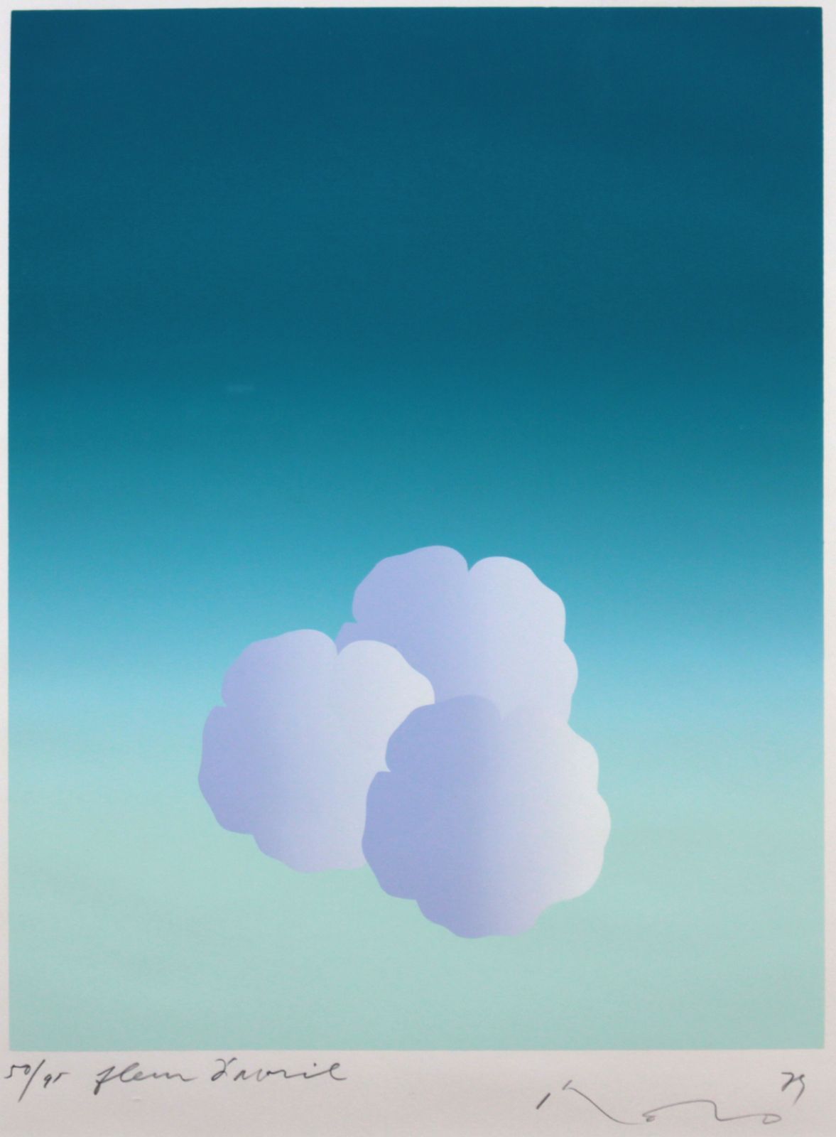 井上公三『fleur d'avril』シルクスクリーン【真作保証】 絵画 井上公三『fleur d'avril』シルクスクリーン【真作保証】 絵画