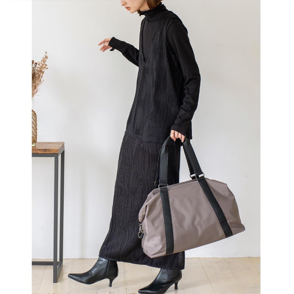 ヴィータフェリーチェ ナイロン2 wayボストンバッグ レディース sib-80015 z モカ