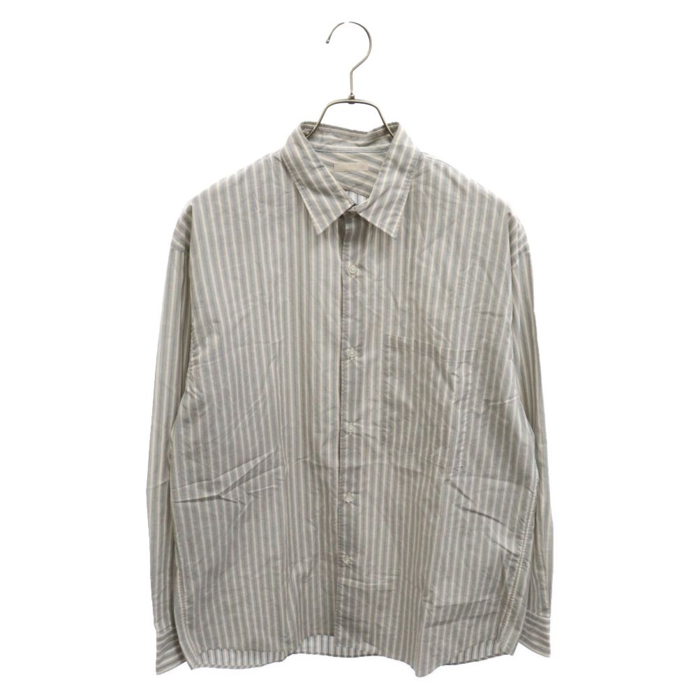 中古】<br>ULTERIOR <br>OVERLAID STRIPED SHIRT ストライプ 長袖 