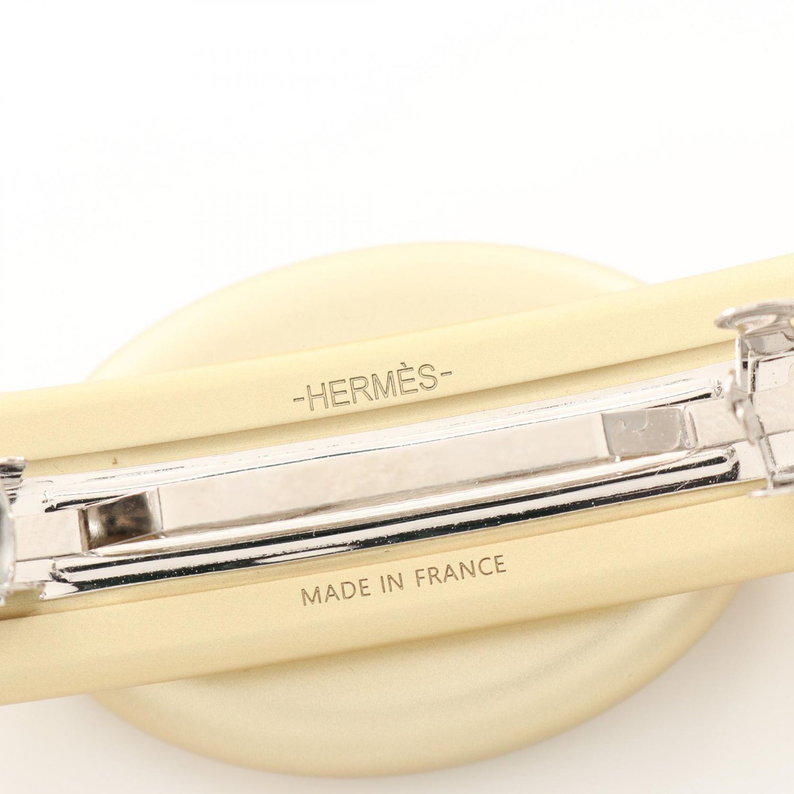 エルメス HERMES バレッタ トリ マイヨン シェーヌダンクル GP 