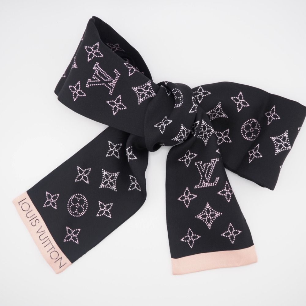 未使用級 ルイヴィトン バンドー スカーフ フライト モード マヒナ モノグラム LOUIS VUITTON/ルイヴィトン ビトン M77859 バンドー フライト モード