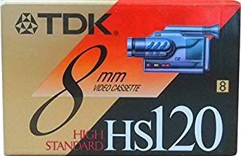 TDK HS120 8mm ハイスタンダードビデオカセットテープ