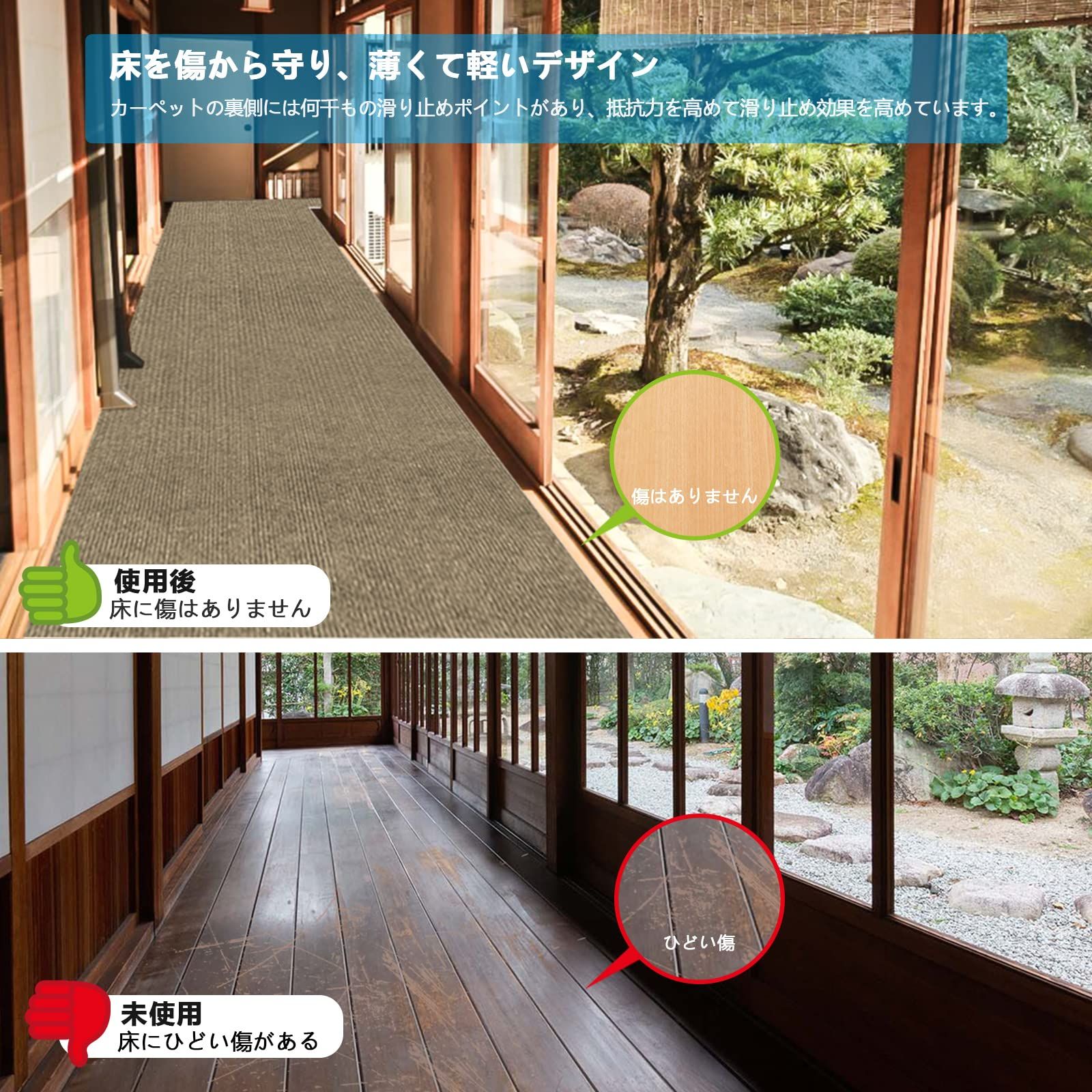 カーペット キッチンマット 60 x 170 cm 滑り止め 防音 ズレない 洗える ずれない キッチンマット 滑り止めの裏地付き サンコー キッチンマット 60×240 拭ける ふける 台所 ずれない おしゃれ 北欧 ロング 滑り止め 吸着 日本製 おくだけ吸着 :  サンコー公式オンラインショップ - 通販 - Yahoo!ショッピング