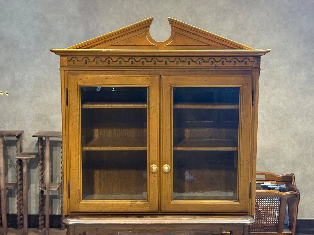 karimoku カリモク 食器棚 ディスプレイ ガラスケース レトロ IZ