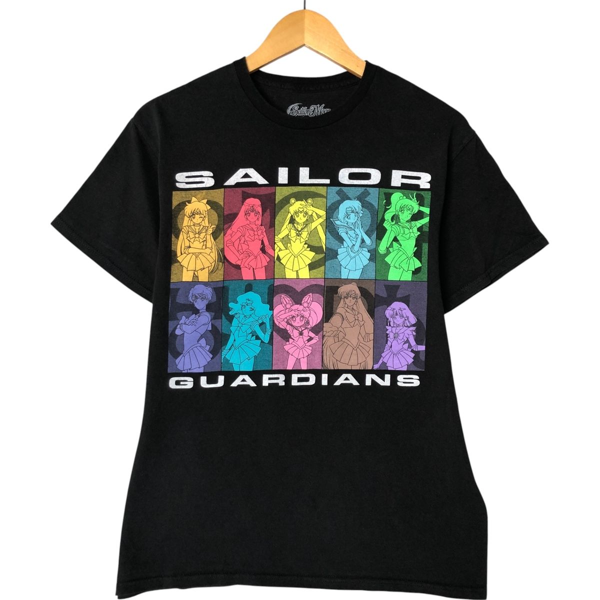 古着 SAILOR MOON 美少女戦士セーラームーン アニメ キャラクタープリントTシャツ メンズM相当|eaa555455