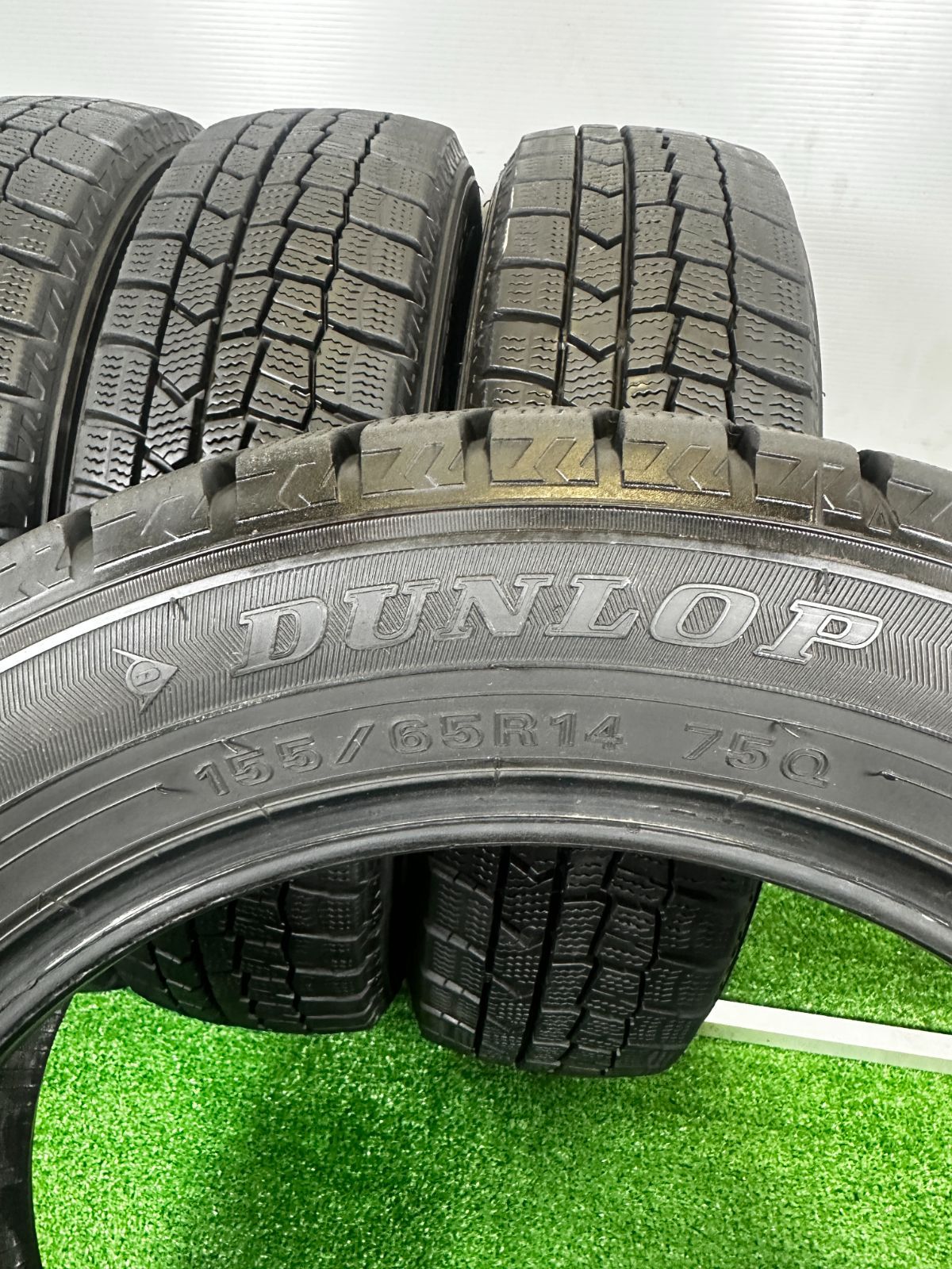 送料無料☆155/65R14 ダンロップ WM02 2020年製 4本 冬タイヤ
