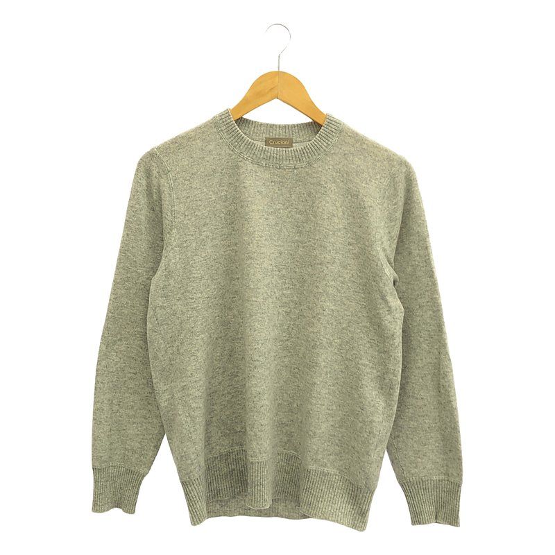 Cruciani / クルチアーニ | クルーネック カシミヤ ニット | 46 