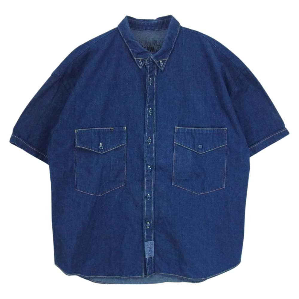 TENDERLOIN テンダーロイン 21SS WORK SHT B.D DENIM S/S ONE WASH 