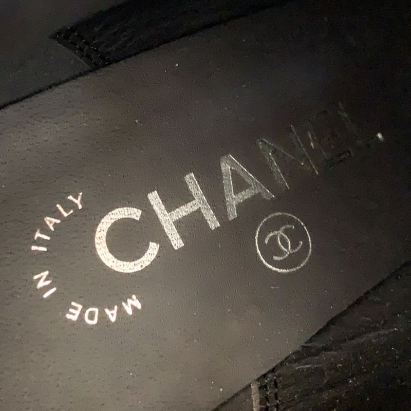 シャネル CHANEL ブーツ ショートブーツ 靴 シューズ パール チェーン