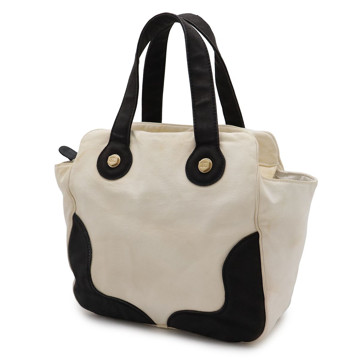 CHANEL キャンバス トートバッグ マシュマロトート #29 CHANEL シャネル トートバッグ マシュマロ ココマーク
