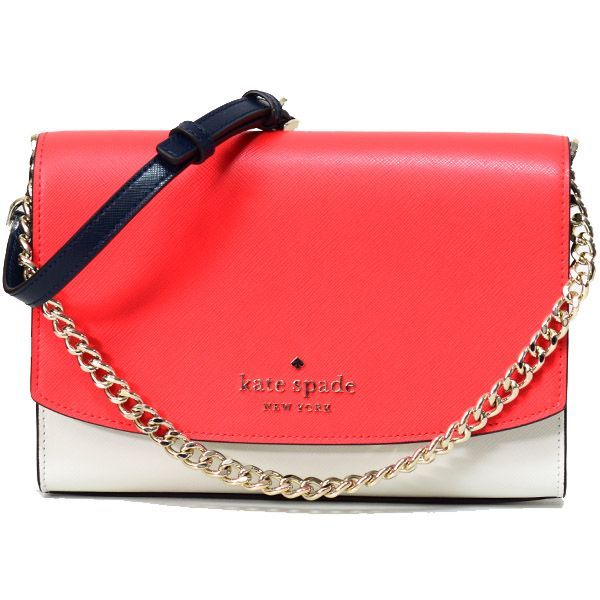 ケイトスペード バッグ katespade レザー カーソン カラーブロック 