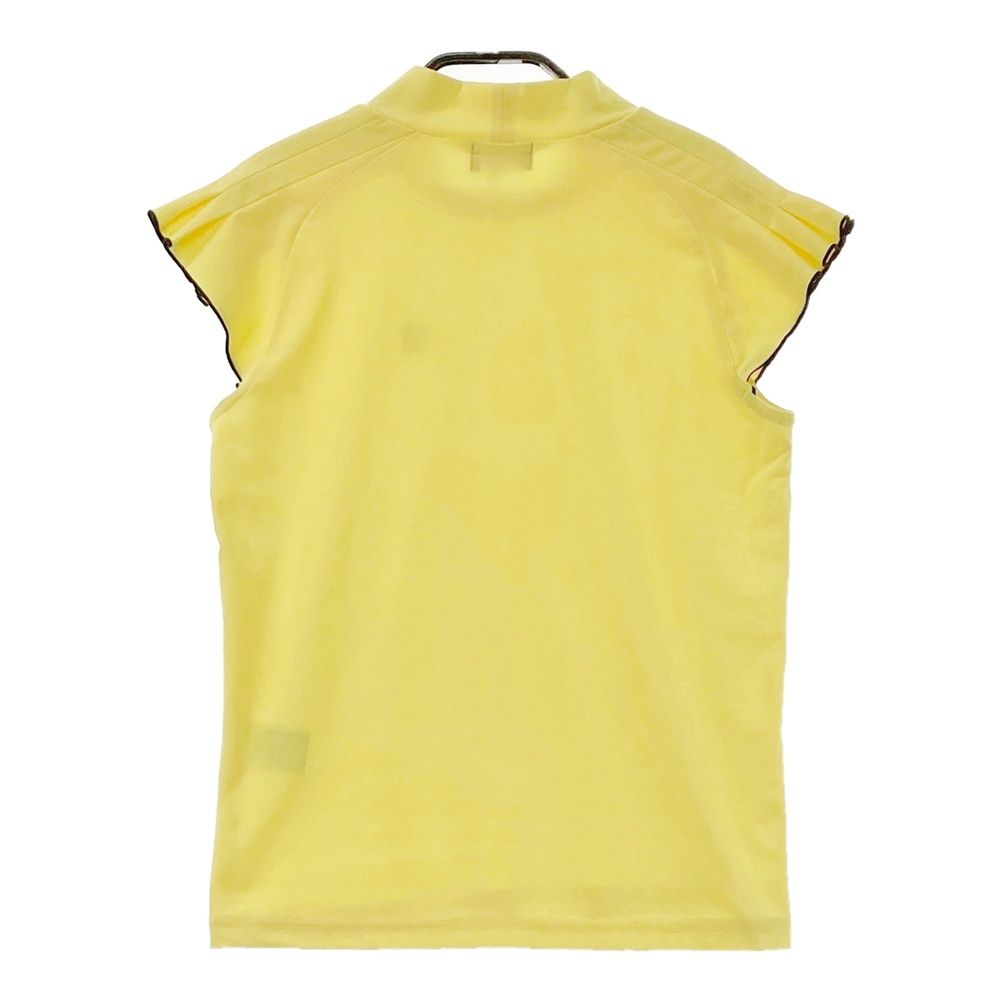 人気 アルチビオ ハイネック ゴルフウェア プルオーバー ロゴ イエロー