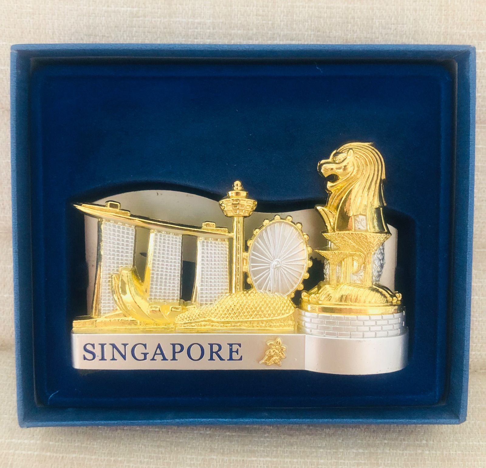 【未使用 美品】シンガポール お土産 灰皿 観賞用 マリーナベイサンズ SG 未使用 美品】シンガポール お土産 灰皿 観賞用 マリーナベイ