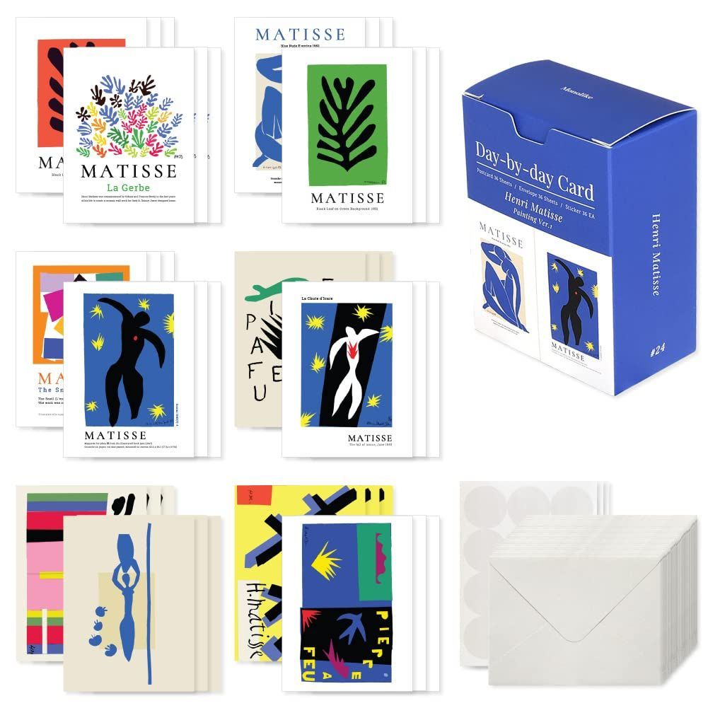 未使用 Henri Matisse Collectionカード アンリ・マティス card mini Henri Matisse Day-by-day Painting ver.1 ペイン