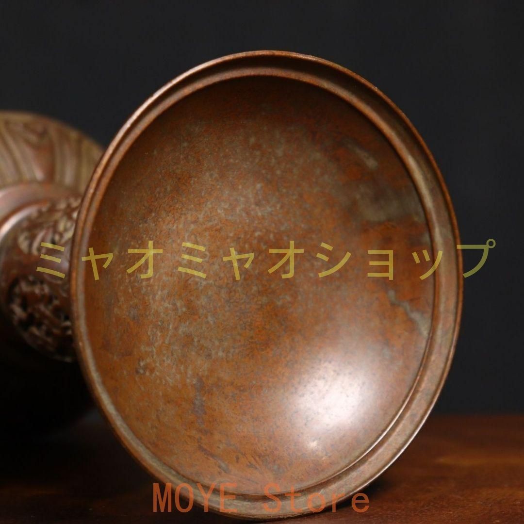 鏤盤竜檀香炉 室内薫香炉