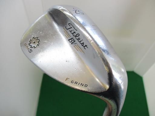 タイトリスト VOKEY SPIN MILLED SM5 ツアークロム 52° 12°F ウェッジ WG 純正特注シャフト フレックスS メンズ 男性用 右利き 右用 Cランク ゴルフクラブ