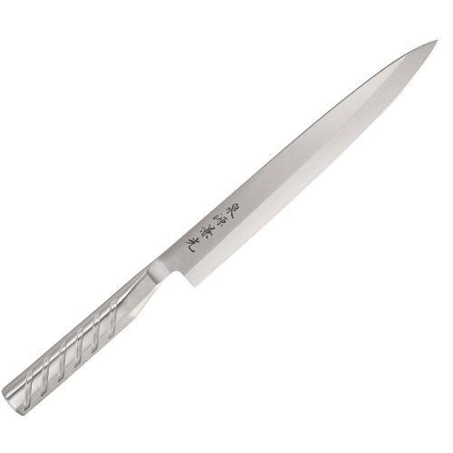 3営業日で発送 … 泉源兼光 INOXﾊﾝﾄﾞﾙ 和包丁 刺身 240mm