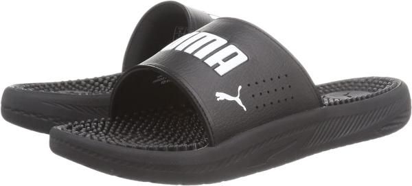 【新品・5営業日で発送】PUMA プーマ SOFTRIDE_スライド_マッサージ (38306201) 色 : PUMA_BK-PU サイズ : 280 